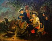 Bernhard Rode Frederick the Great and the Combat Medic, oil painting reproduction